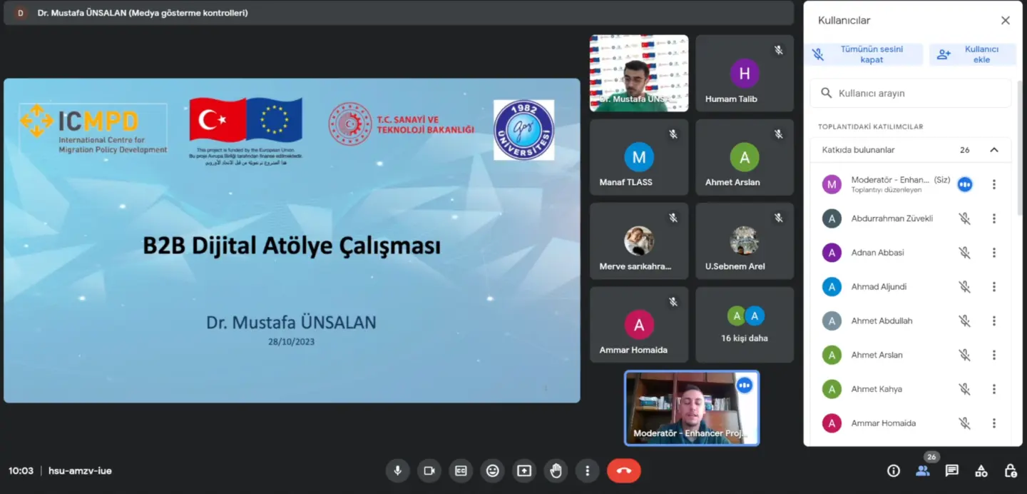B2B Dijital Atölye - 2 Tamamladı!